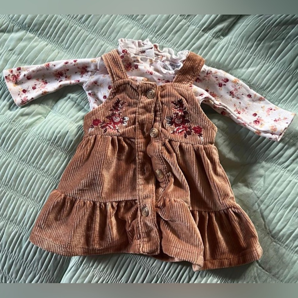 0-3m Daisy Fuentes 2pc Dress🤍